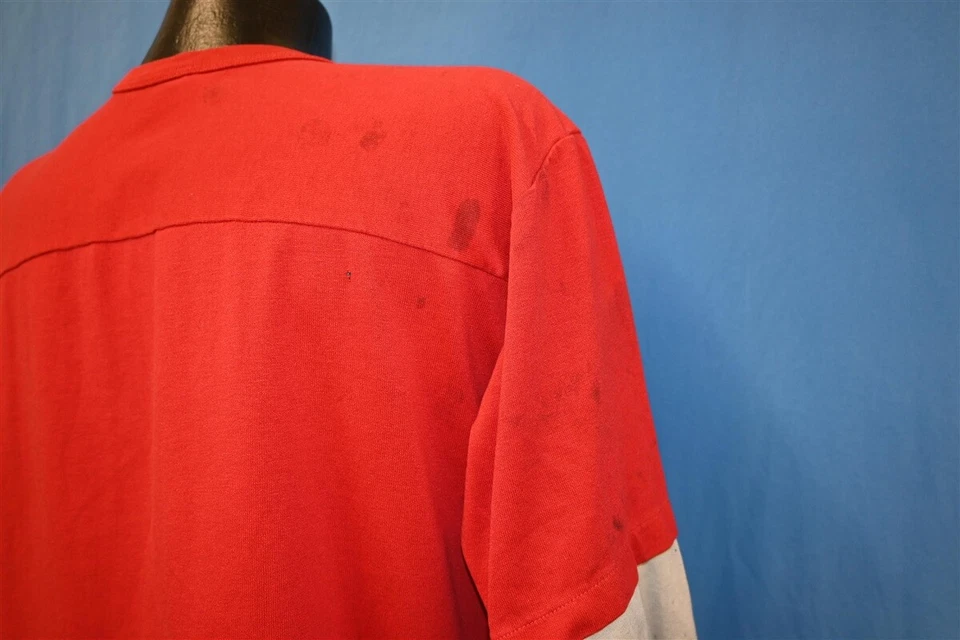 Camiseta vintage años 80 NUEVA INGLATERRA PATRIOTAS ANDRE TIPPETT #56 NFL FUTBOL XL Foto 4 de 4