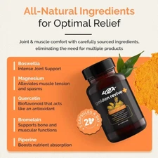 Quercetin, magnesium, and turmeric -60 vegetarian capsules