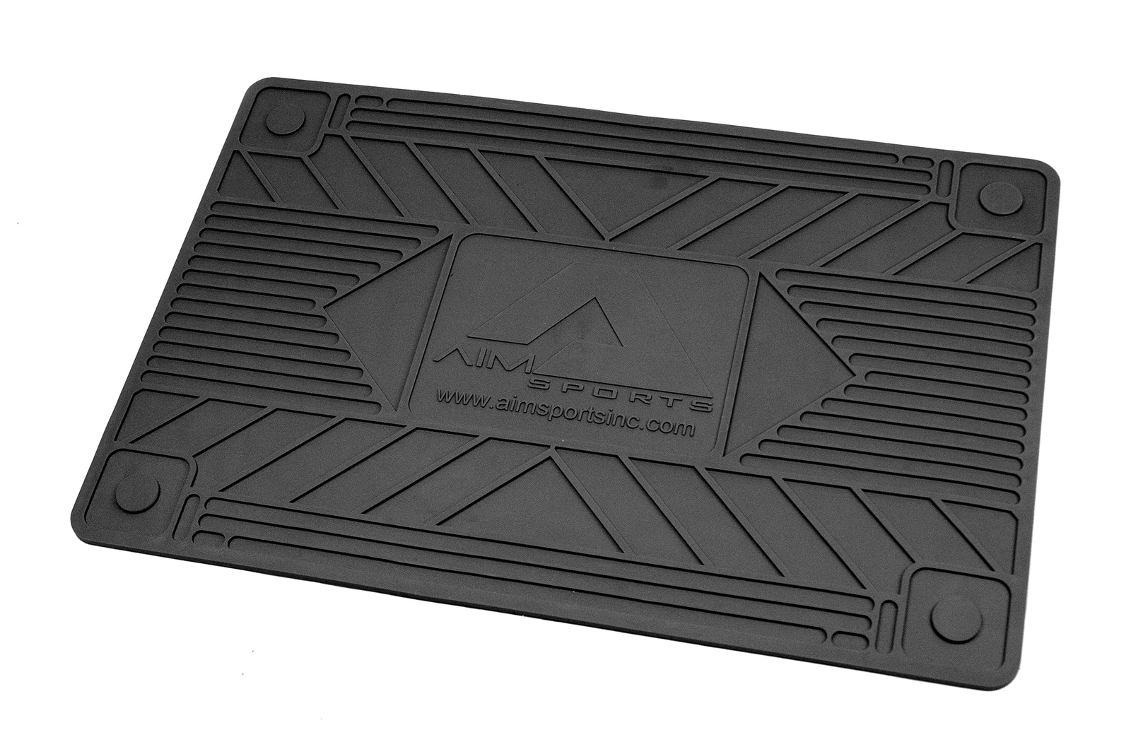 AIM Sports Inc Rubber Cleaning Mat, Black, One Size, CM-ARMBLK Bench Mat