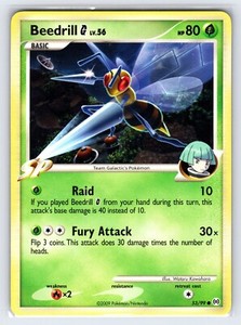 beedrill stage 2 pokemon card value Beedrill Pokemon Card Stage 2 for sale