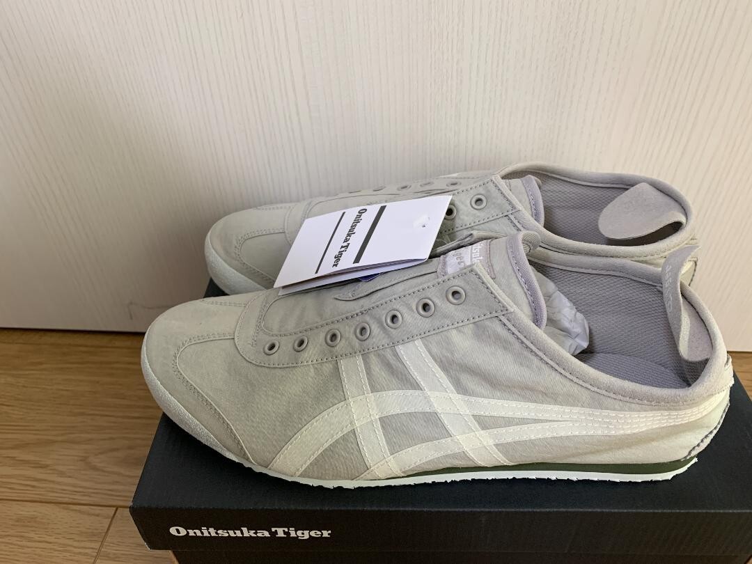 Onitsuka Tiger MEXICO 66 SLIP-ON 1183B603 US size 10 gray fashion