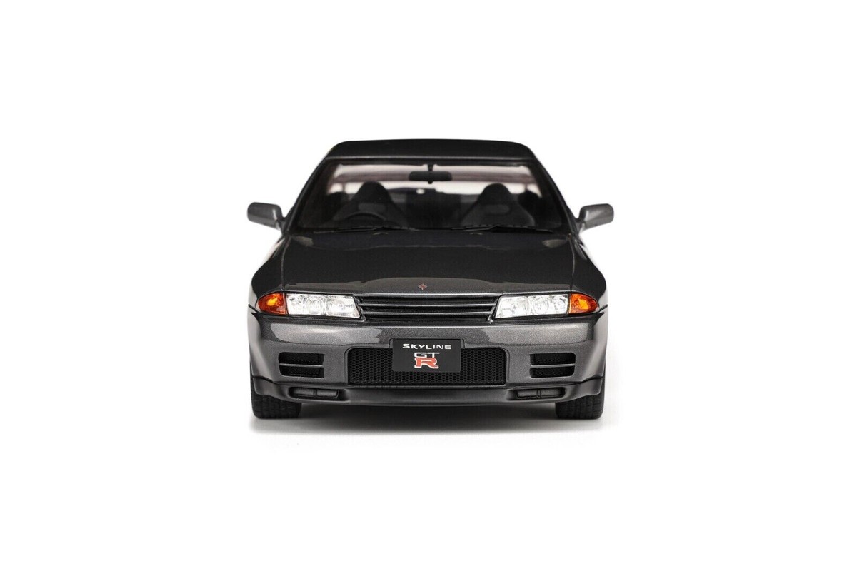 1/18 Nissan Skyline GT-R (R32) Gun Grey Metallic Model Car