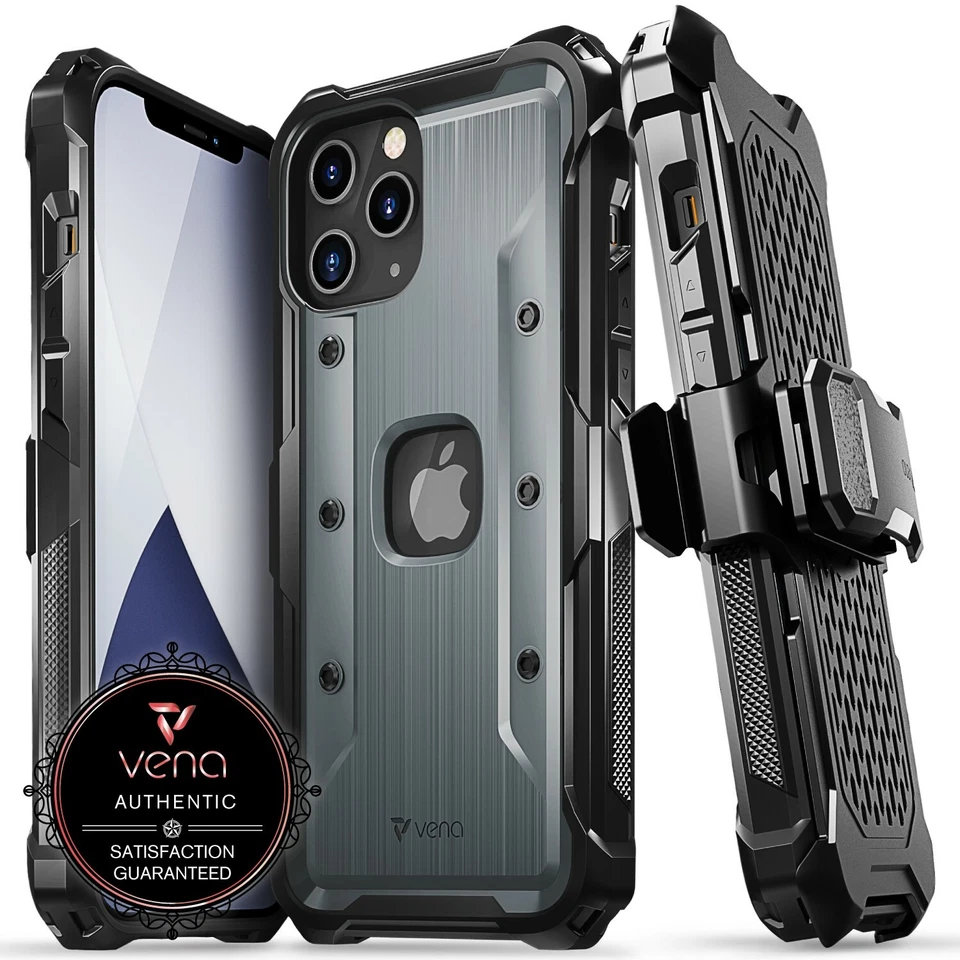 Vena [vArmor] Shockproof Rugged Holster Case for iPhone 12 / 12 Pro / 12 Pro Max