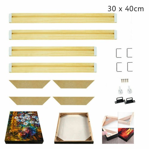 Stretcher Wall Gallery Strips Bar Professional Frame Canvas Pine Art DIY Wooden - Picture 21 of 36