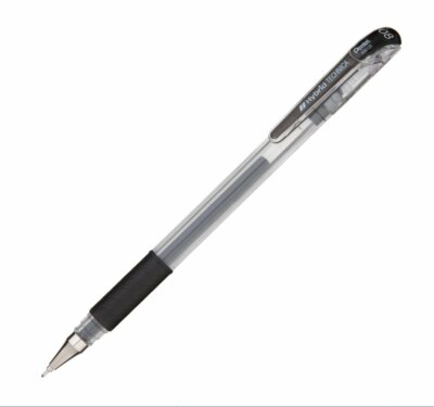 KN108-A Pentel Arts Hybrid Technica Gel Pen, 0.8mm, Black Ink, Pack of 1