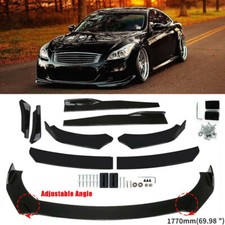 For Honda Accord Civic Sedan Front Bumper Lip Kit Splitter Spoiler Side Skirt For Honda Accord Civic Sedan Front Bumper Lip Kit Splitter Spoiler Side Skirt