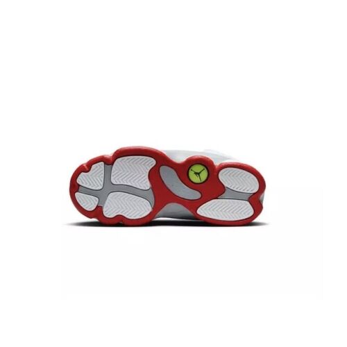 Nike Air Jordan Retro 13 Wolf Grey White Gray True Red White Preschool PS Size - Picture 6 of 12