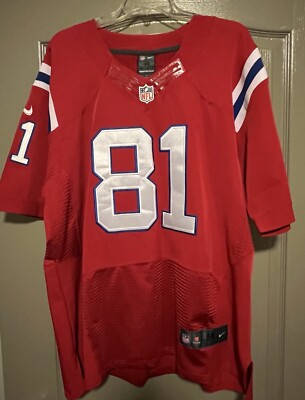 Nike AARON HERNANDEZ #81 NEW ENGLAND PATRIOTS On-Field Size 48