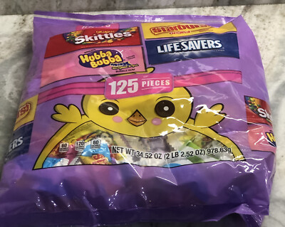 Skittles/Starbust/Hubba Bubba/LifeSavers- Assorted Egg Hunt-125pc.2lb.2.52oz.