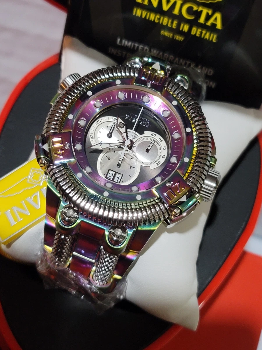 Invicta - KING PYTHON Shutter Reserve - Iridescent - Swiss 5050.C - mens watch