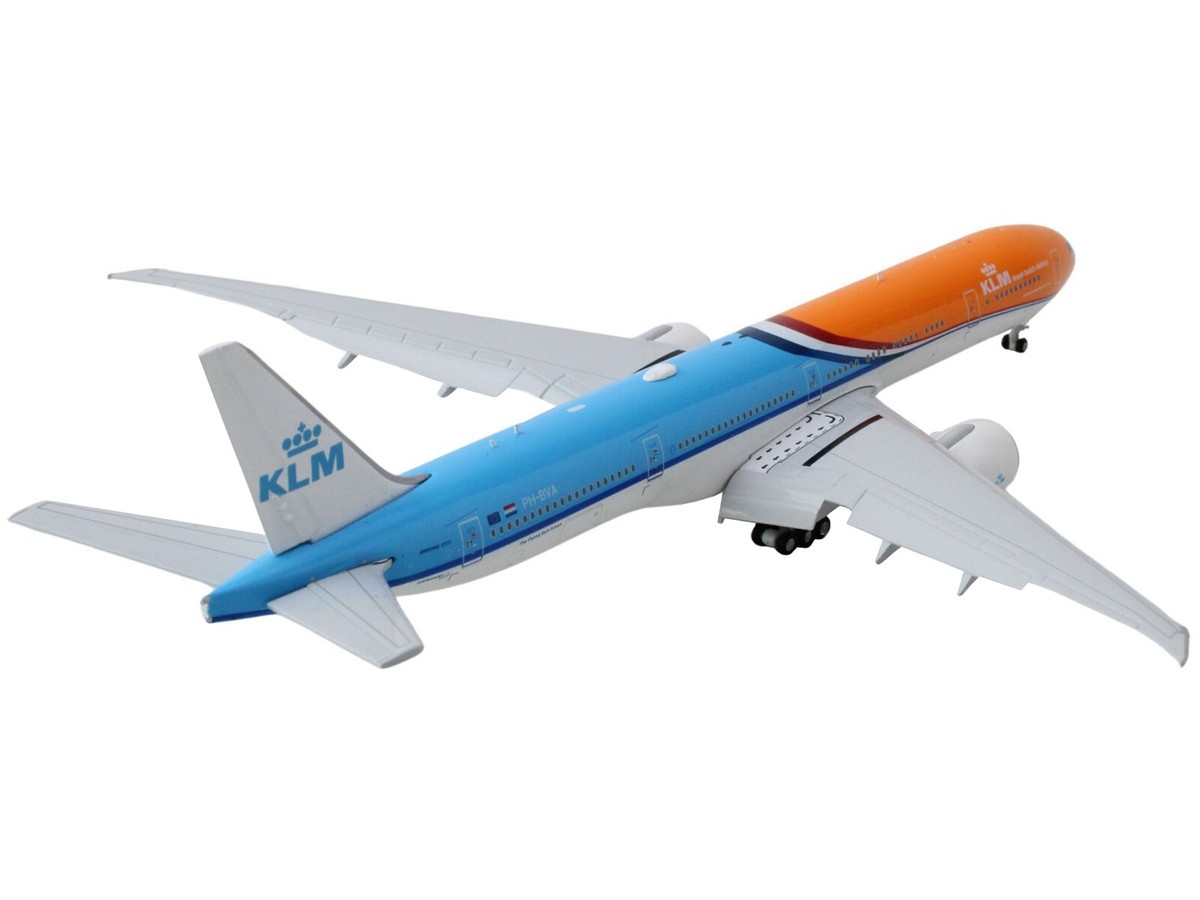 1/400 Boeing 777-300ER KLM Royal Dutch PH-BVA Orange Blue | eBay