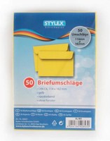 50 Farbige BriefumschläGe / Din C6 / Farbe: Gelb
