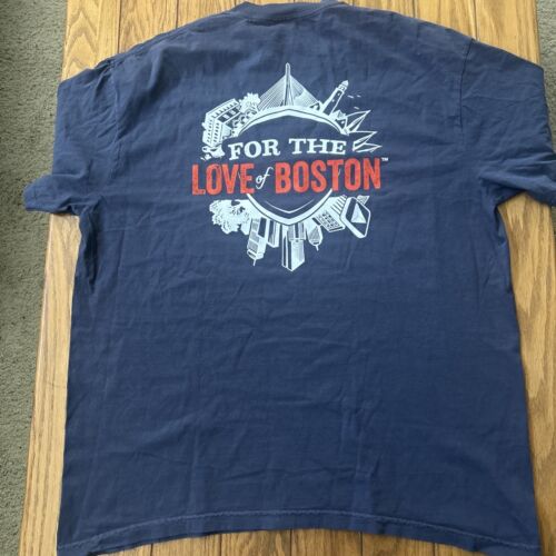 Samuel Adams "For the Love of Boston" Men's Short Sleeve T-Shirt Blue XL NWT