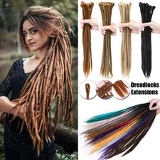 Women Synthetic Dreadlocks Hair Extensions Crochet Dreads Handmade Ombre Hair