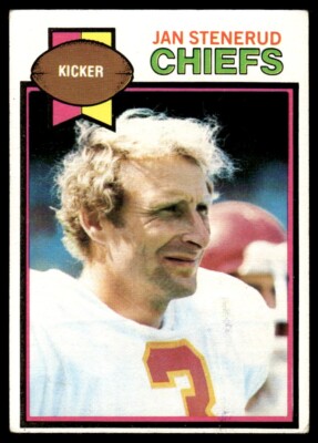 1979 Topps Football Jan Stenerud Kansas City Chiefs #142 EX+