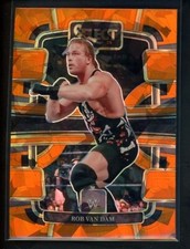 2024 Panini Select WWE Rob Van Dam Orange Cracked Ice