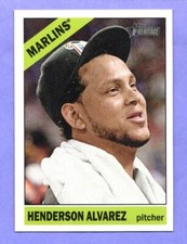 2015 Topps Heritage #331  Henderson Alvarez    Miami Marlins