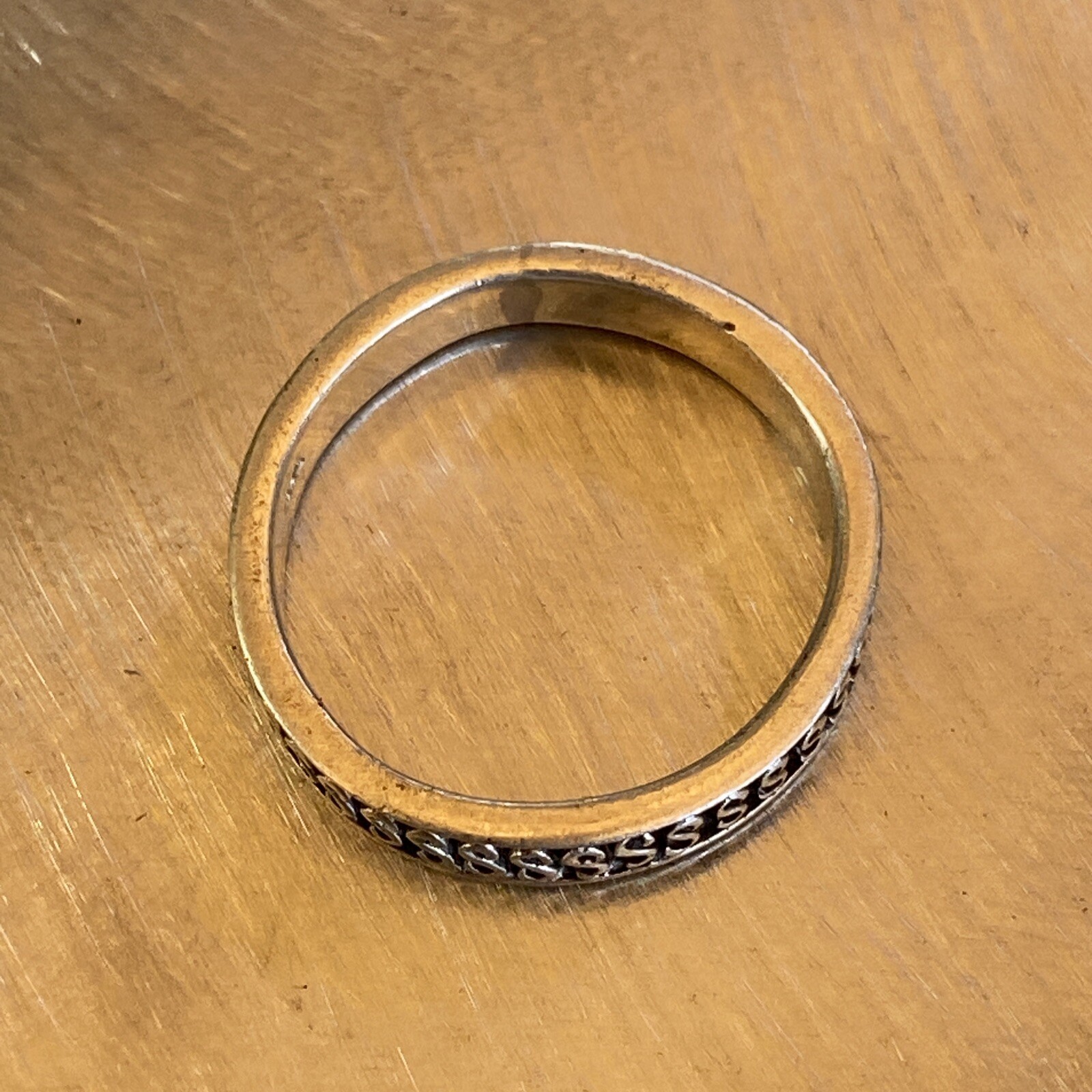 Sterling Silver “S” Swirl Infinity Pattern  Stack… - image 2