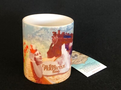 Erin Smith Art 14 Fl Oz Coffee Mug ''I'm fine, PERFECTLY fine''. NWT. No Box.