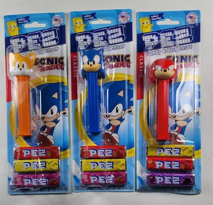 Sonic PEZ Dispenser & Candy, Sonic the Hedgehog