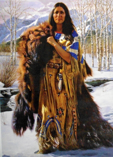 "NATIVE PORTRAITS" 1000 Piece Ceaco Native American Jigsaw Puzzle