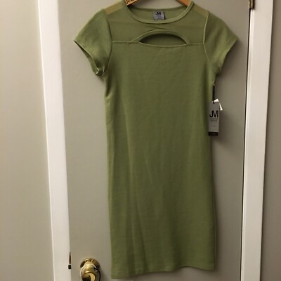 Jonathan Martin Collection Fit & Flare Dress Green Pullover | eBay