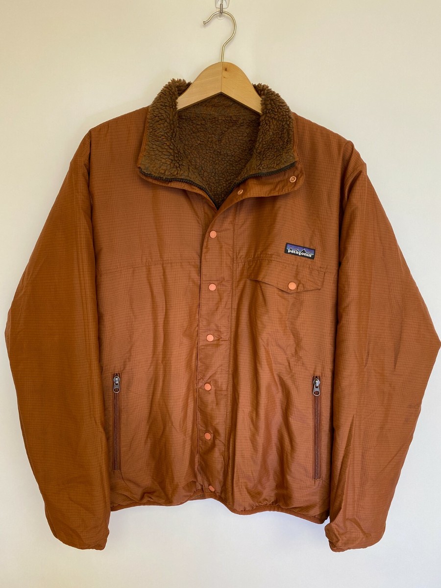 PATAGONIA Glissade Reversible Snap-Zip Jacket Deep Pile Fleece 