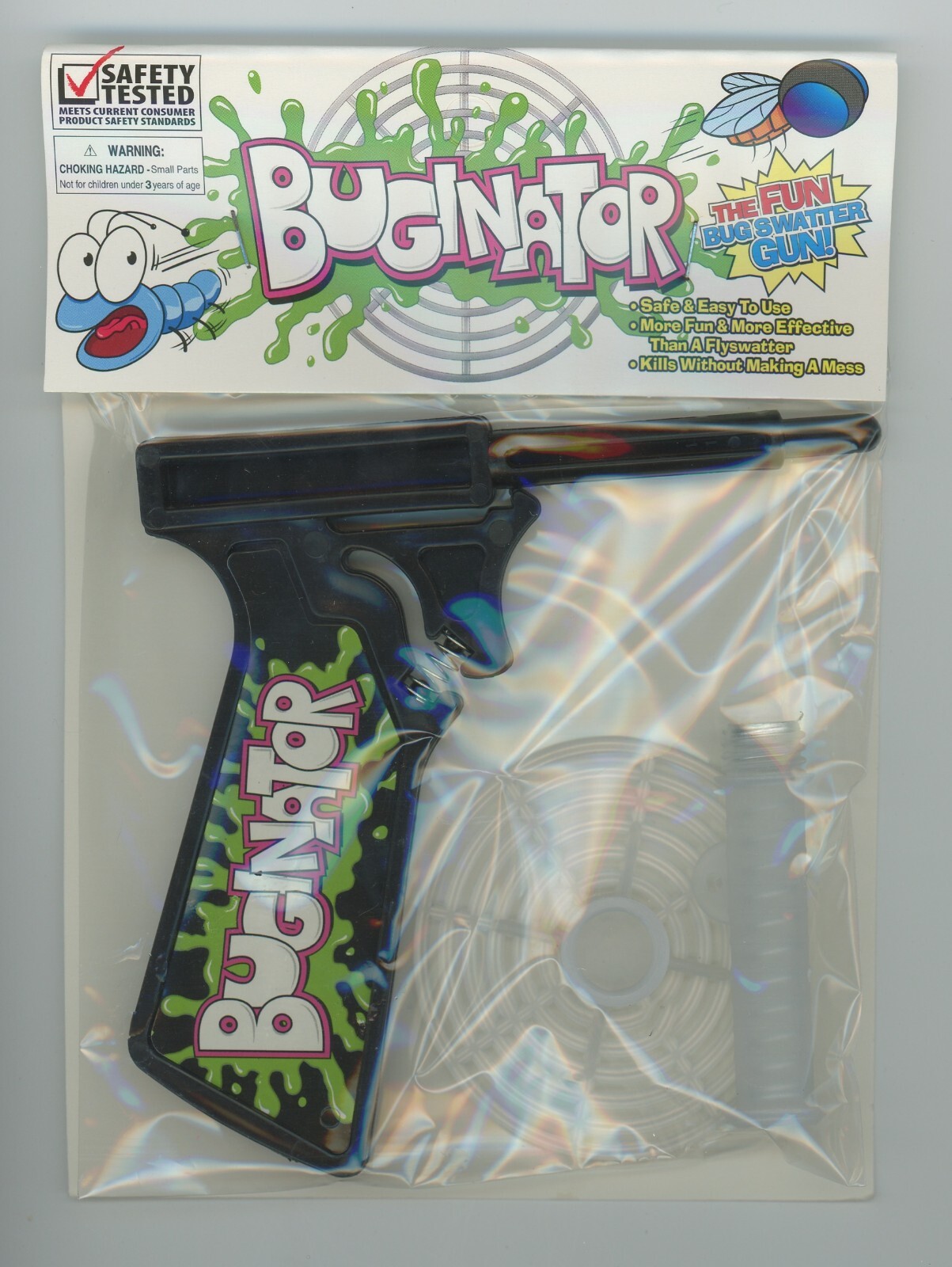 Original Buginator Fly Swatter Gun Insect Bug Pest Killer Spring Loaded