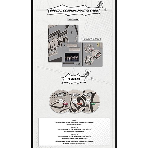 K-POP・アジア SEVENTEEN FOLLOW AGAIN DVD SEVENTEEN TOUR 'FOLLOW' AGAIN TO JAPAN 3 Blu-ray POB Set of