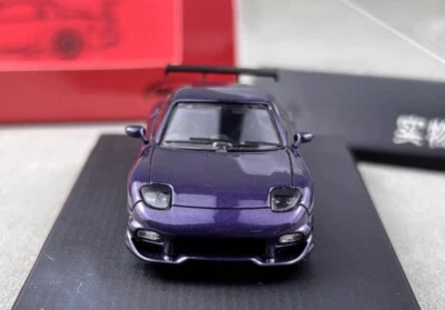 Mortal 1:64 Purple RX-7 FD Veilside Racing Sports Model