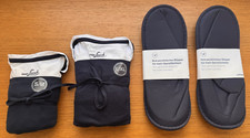 Lufthansa van Laack Business Class Pyjama 2 x Oberteil + Slippers S/M + L/XL NEU