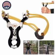 Powerful Slingshot Rubber Band High Precision Catapult Sling For Outdoor Hunting