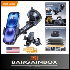 Universal 3-in-1 Car Phone Holder Mount - Dashboard, Vent Windshield