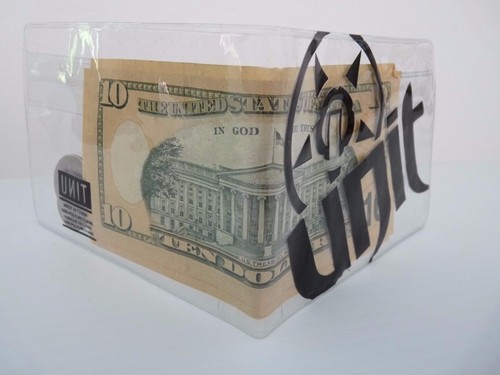 $21.99 NUEVA UNIDAD JINETES INMORTALIZADOS HOMBRE BILLETERA PLEGABLE PU TRANSPARENTE - Imagen 6 de 6