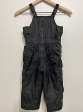 Old Navy Unisex Kids SnowPants Bibs Overalls Size 2T Black Waterproof Warm