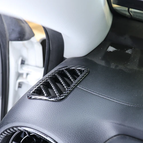 Kia Forte K3 2019-2024 Carbon Fiber ABS Interior Hood Trim Front Air Vent - Picture 3 of 4