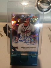 2015 Bowmans Best Atomic Refractor Braxton Davidson Autograph /50