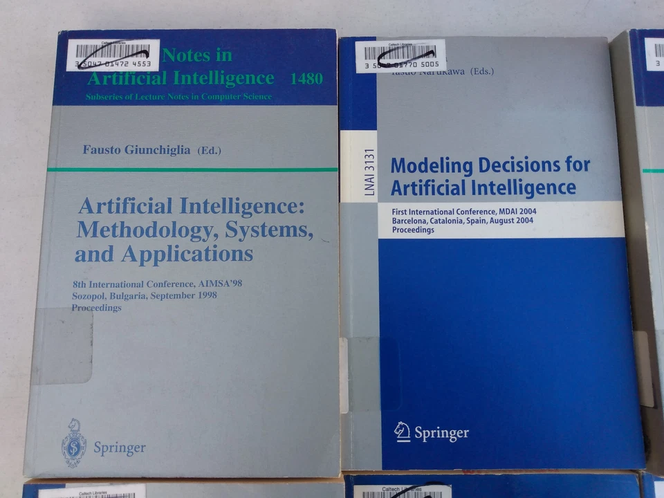 Artificial Intelligence AI Fuzzy Logic Algorithms Robotics Conference Lot - Image 2 of 4