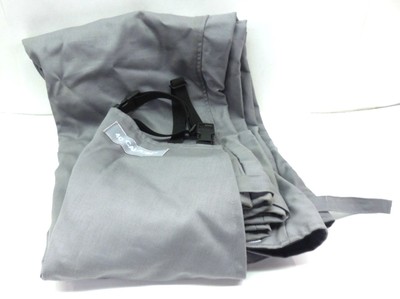 SALISBURY ARC FLASH OVERALL BIBS ACB4030GY3X, 3XL, GRAY, 48'' TO 50'' WAIST