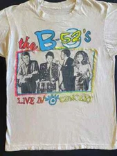 The B-52s Live in Concert Adult Unisex T-Shirt All Size S To 5XL