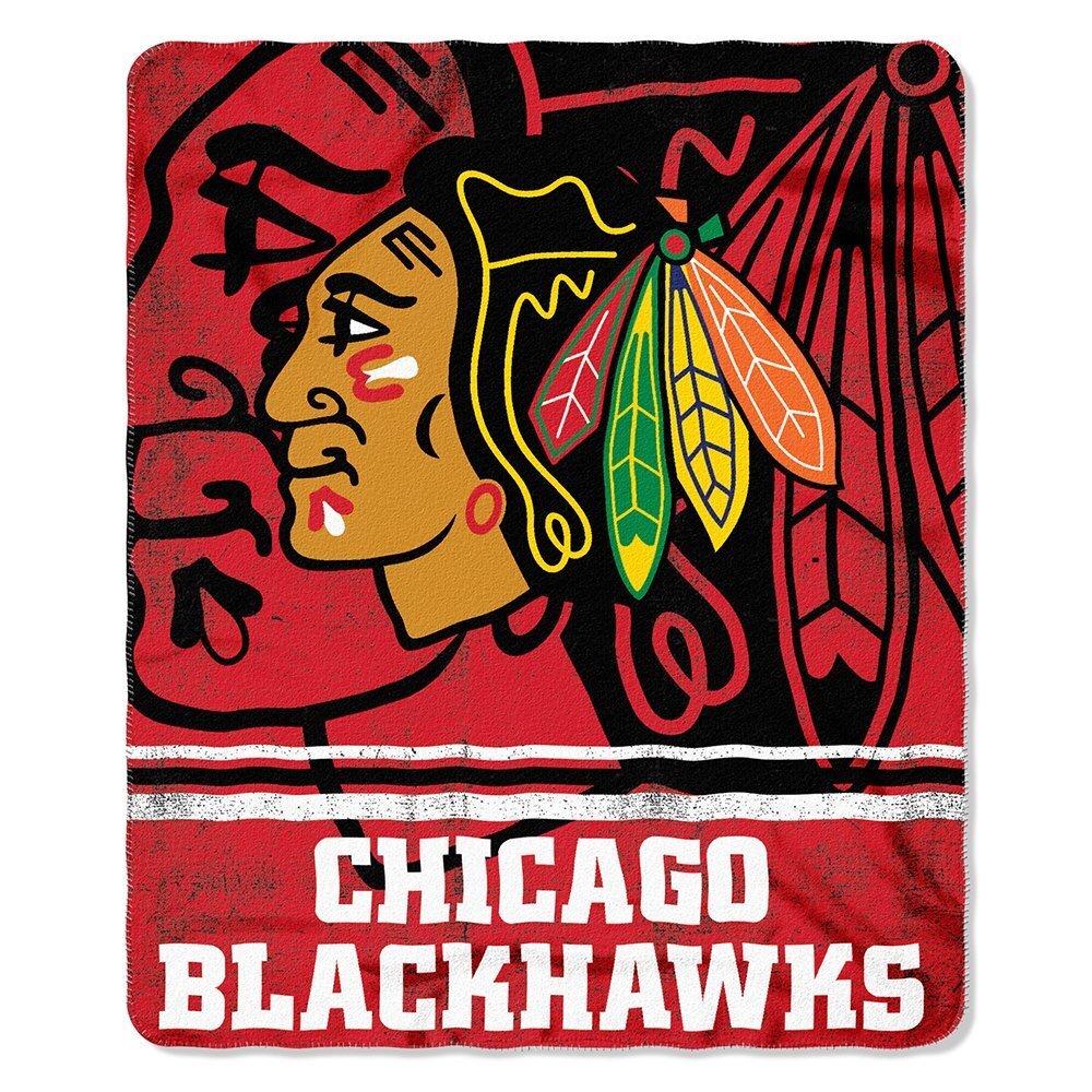Флисовый плед Chicago Blackhawks Fade Away 50 x 60 2390₽