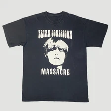 Brian Jonestown Massacre band black VTG T-shirt Unisex Tee XZ914