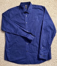 Men s Hugo Boss Navy Button Down Shirt Size XL