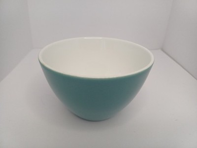 Vintage Poole Keramik Celeste Zuckerdose Mid Century Kamee blau grüne Glasur sehr guter Zustand 