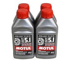 Motul 100951 100% Synthetic Brake Dot 5.1 Brake Fluid 500 ml - 4 Pack 0.58 per gallon
