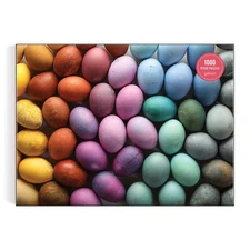 Galison Prismatic Eggs 1000 Piece Puzzle Colorful Jigsaw Family Fun Gift