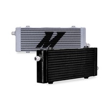 Mishimoto Universal Cross Flow Bar Plate Oil Cooler Medium Black
