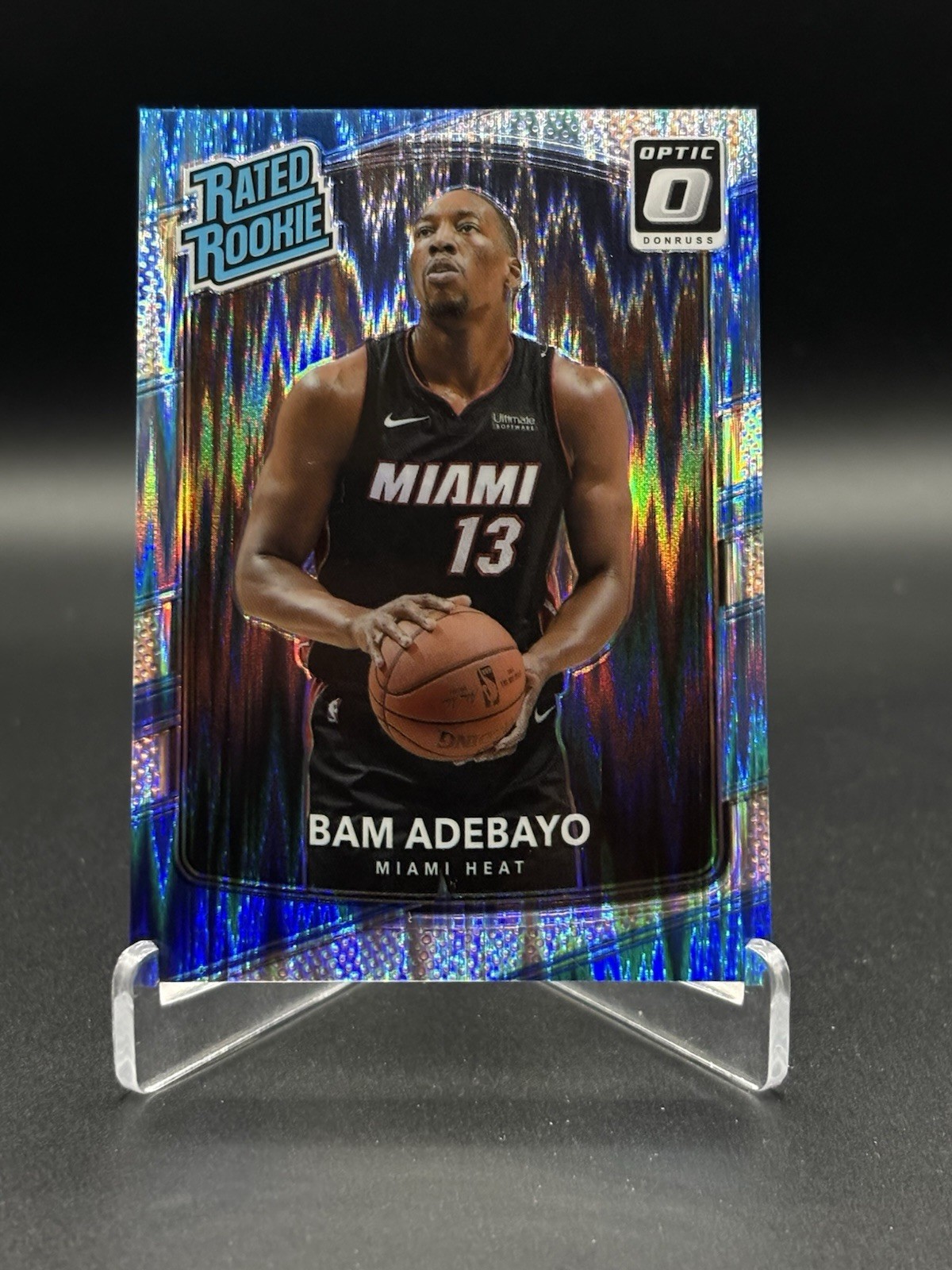 2017-18 Panini Donruss Optic Bam Adebayo Shock RC Rated Rookie #187 Miami Heat