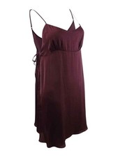 Free People Women's Smooth Sailin' Mini Slip (S, Garnet Empress)
