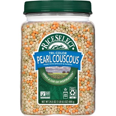 RiceSelect Tri-Color Pearl Couscous, Spinach and 1.53 Pound (Pack of 1)